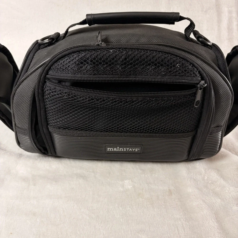 Mainstays Camera Bag Padded Case Multi-Pocket Universal Camcorder Case Travel